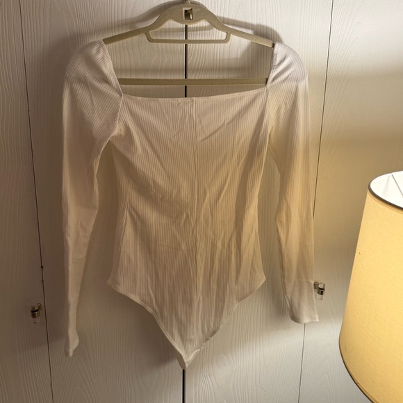 Reformation Cream Ribbed Top - Picture 6 of 6